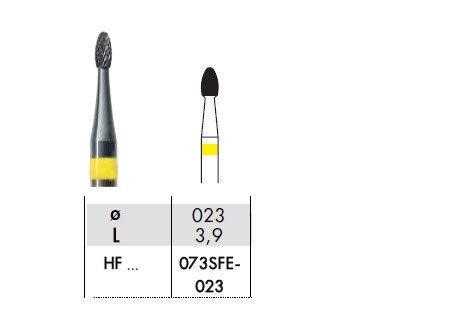 HF073SFE-023 Фреза твердосплавная зуботехническая