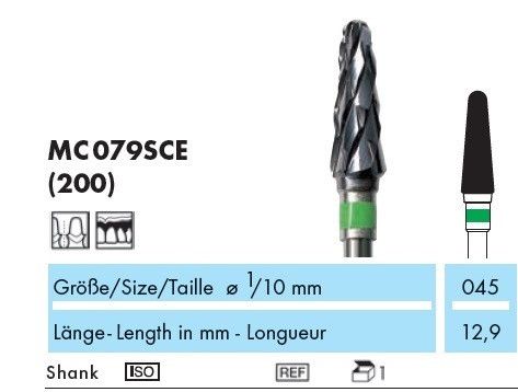 MC079SCE-045 Фреза з надтвердим поверхневим шаром MC079SCE-045 Фреза з надтвердим поверхневим шаром
