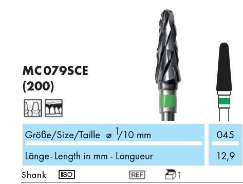 MC079SCE-045 Фреза з надтвердим поверхневим шаром