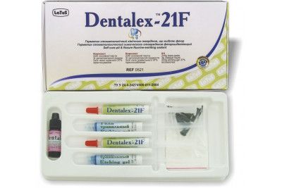 Герметик стоматологічний хімічного затвердіння фторвиділяючий Dentalex-21F (Денталекс-21Ф) 