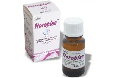 Лак профілактичний фторвиділяючий Ftoroplen (Фтороплен) 