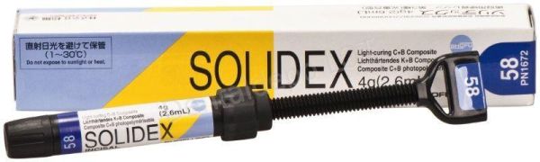 Solidex -микрогибридный светоотверждаемый композит с керамическим наполнителем шпр.4гр.