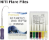 Нікель-титанові файли Flare files NiTi МАNI №15-40 (25mm, 6 шт) 