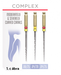 Нікель-титанові файли Silk File, МАNI Complex Pack 25 mm (3 шт) 