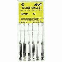 Машинні кореневі свердла Gates Drills (Гейтс дрилі) Mani 6шт./уп. 3