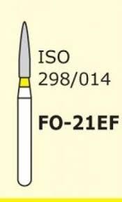 Бор алмазний MANI, 1 шт FO-21EF (ISO 298/014) жовті