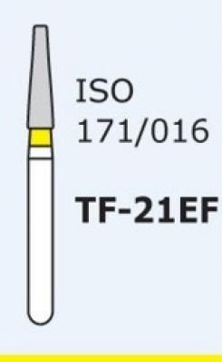 Бор алмазний MANI, 1 шт TF-21EF (ISO 171/016) жовті