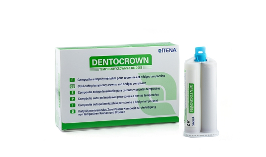 DentoCrown-самотвердний композитний матеріал, Itena 76 гр. картридж +насадки