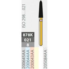 Бор алмазний Diatech червоне кільце 45 µм (F) дрібна зернистість F 878 K - 021 - 8 F