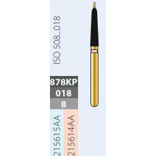 Бор алмазний Diatech червоне кільце 45 µм (F) дрібна зернистість F 878KP - 018 - 8 F