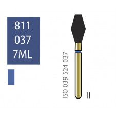 Бор алмазний Diatech синє кільце 105-125 µм (ML) стандартна 811 - 037 - 7 ML