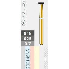 Бор алмазный Diatech синее кольцо 105-125 µм (ML) ― стандартная 818 - 025 - 0.7 ML