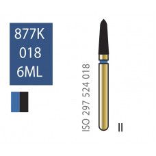 Бор алмазний Diatech синє кільце 105-125 µм (ML) стандартна 877 K - 018 - 6 ML