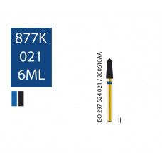 Бор алмазний Diatech синє кільце 105-125 µм (ML) стандартна 877K - 021 - 6 ML