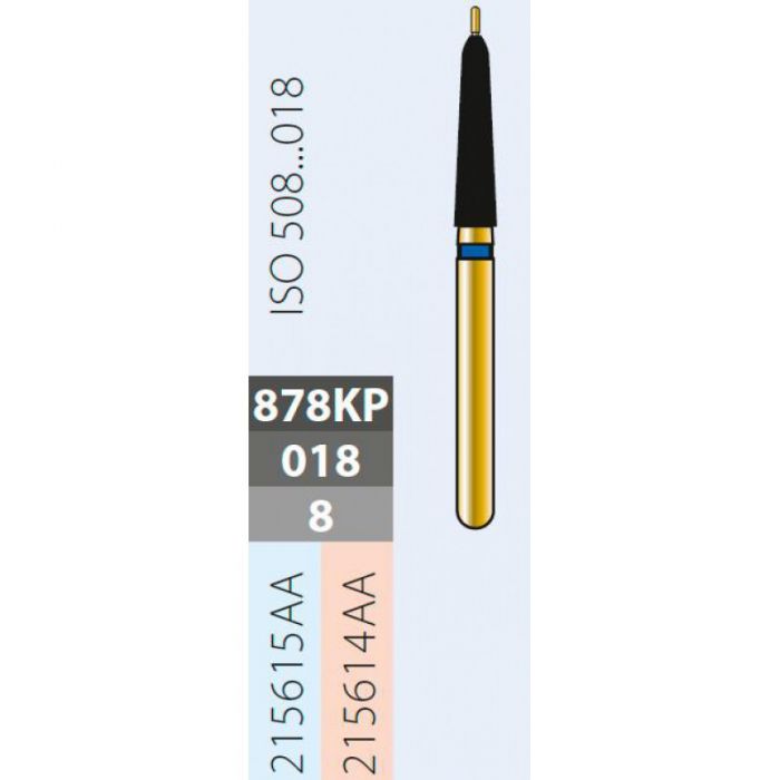 Бор алмазный Diatech синее кольцо 105-125 µм (ML) ― стандартная 878KP - 018 - 8 ML