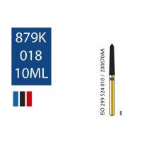 Бор алмазный Diatech синее кольцо 105-125 µм (ML) ― стандартная 879 K - 018 - 10 ML