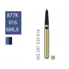 Бор алмазний Diatech чорне кільце 150 µм (MLX) велика 877 K - 016 - 6 MLX