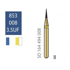 Бор алмазний Diatech жовте кільце 25 µм (UF) дуже дрібна 853 - 008 - 3,5 UF