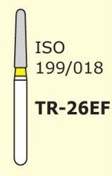 Бор алмазний MANI, 1 шт TR-26EF (ISO 199/018) жовті