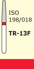 Бор алмазный MANI, 1 шт TR-13F (ISO 198/018) красные