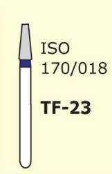 Бор алмазный MANI, 1 шт TF-23 (ISO 170/018) синий