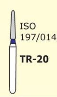 Бор алмазний MANI, 1 шт TR-20 (ISO 197/014) сині