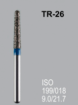 Бор алмазный MANI, 1 шт TR-26 (ISO 199/018) синие