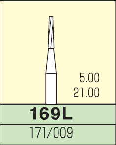 Карбідний бор Mani №169L (3 шт.) 