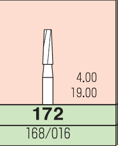 Карбідний бор Mani №172 (3шт.) 