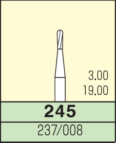 Карбідний бор Mani №245 (3шт.) 