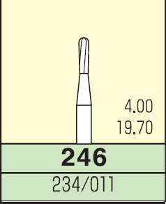 Карбідний бор Mani №246 (3шт.) 