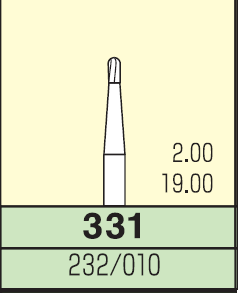 Карбідний бор Mani №331 (3 шт.) 