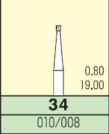 Карбідний бор Mani №34 (3 шт.) 