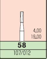 Карбідний бор Mani №58 (3 шт.) 