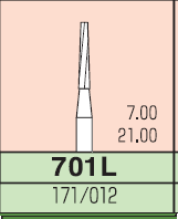 Карбідний бор Mani №701L (3 шт.) 