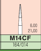 Карбідний бор Mani № M14CF (3 шт.) 