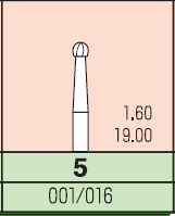 Карбідний бор Mani кулька 5 (3 шт.) 