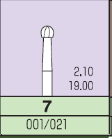 Карбидный бор Mani шарик 7 (3 шт.)