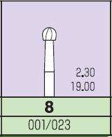 Карбидный бор Mani шарик 8 (3 шт.)