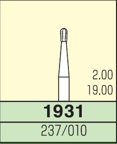 Карбідний бор Mani Metal Cutting S (1931) (5 шт) 