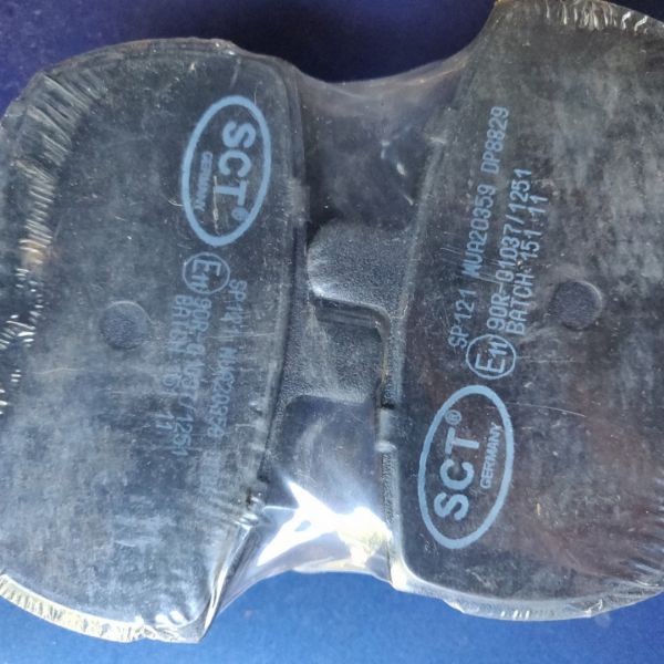 Тормозные колодки передние дисковые sct sp 121