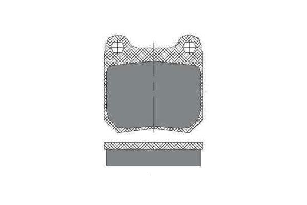 Колодки дискові гальмові sct sp 162