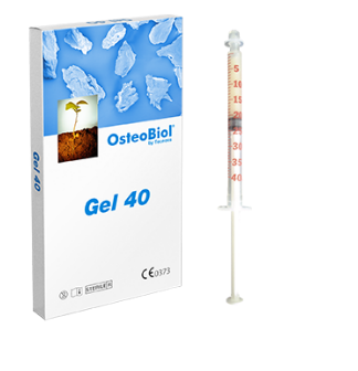 Gel 40 OsteoBiol коллагеносодержащий костный гель Комплект 3х0.5см3, E - конский