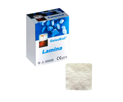 Lamina OsteoBiol мембрана з кортикальної кістки E - кінський, 30х30х (2-4) 