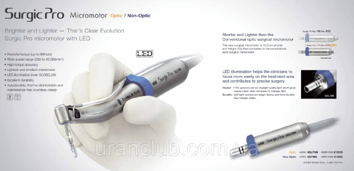 Фізіодіспенсер SurgicPro Led,NSK