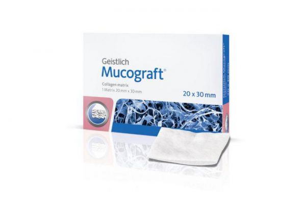 Mucograft Geistlich коллагеновый 3-D матрикс для регенарции мягких тканей. 20х30
