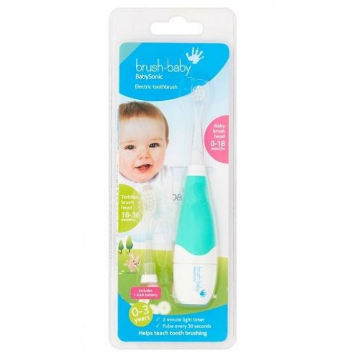 Детская звуковая щетка от 0 до 3 лет BabySonic, Brush-baby