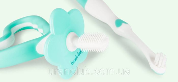 First Brush зубная щетка + грызуног от 0 до 3, Brush-Baby