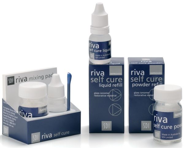 Стеклоиономерный цемент Riva SC (Рива СЦ) химического отверждения Стеклоиономерный цемент Riva SC (Рива СЦ) химического отверждения