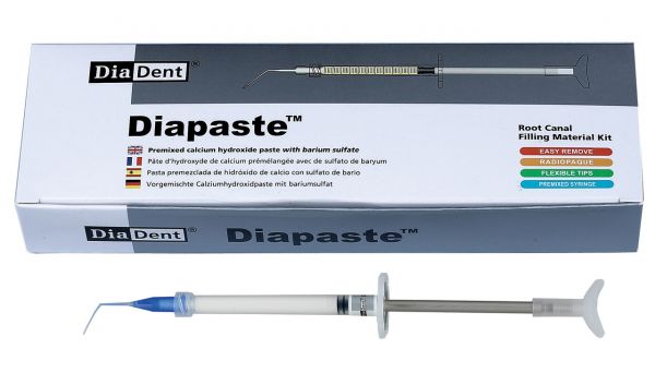 Готовая паста гидроокиси кальция с сульфатом бария diapaste шпр. 2 гр.